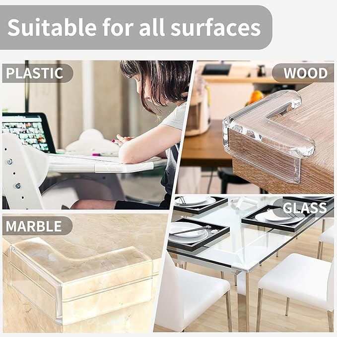 V Shape Baby Safety Protection table Corner (16 Pcs)